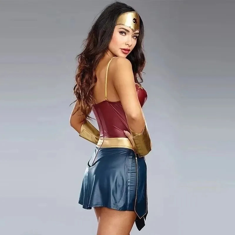 Disfraces de cosplay para mujer Ropa de cuero My Hero Academia Disfraces para adultos COS Wonder Cosplay Anime