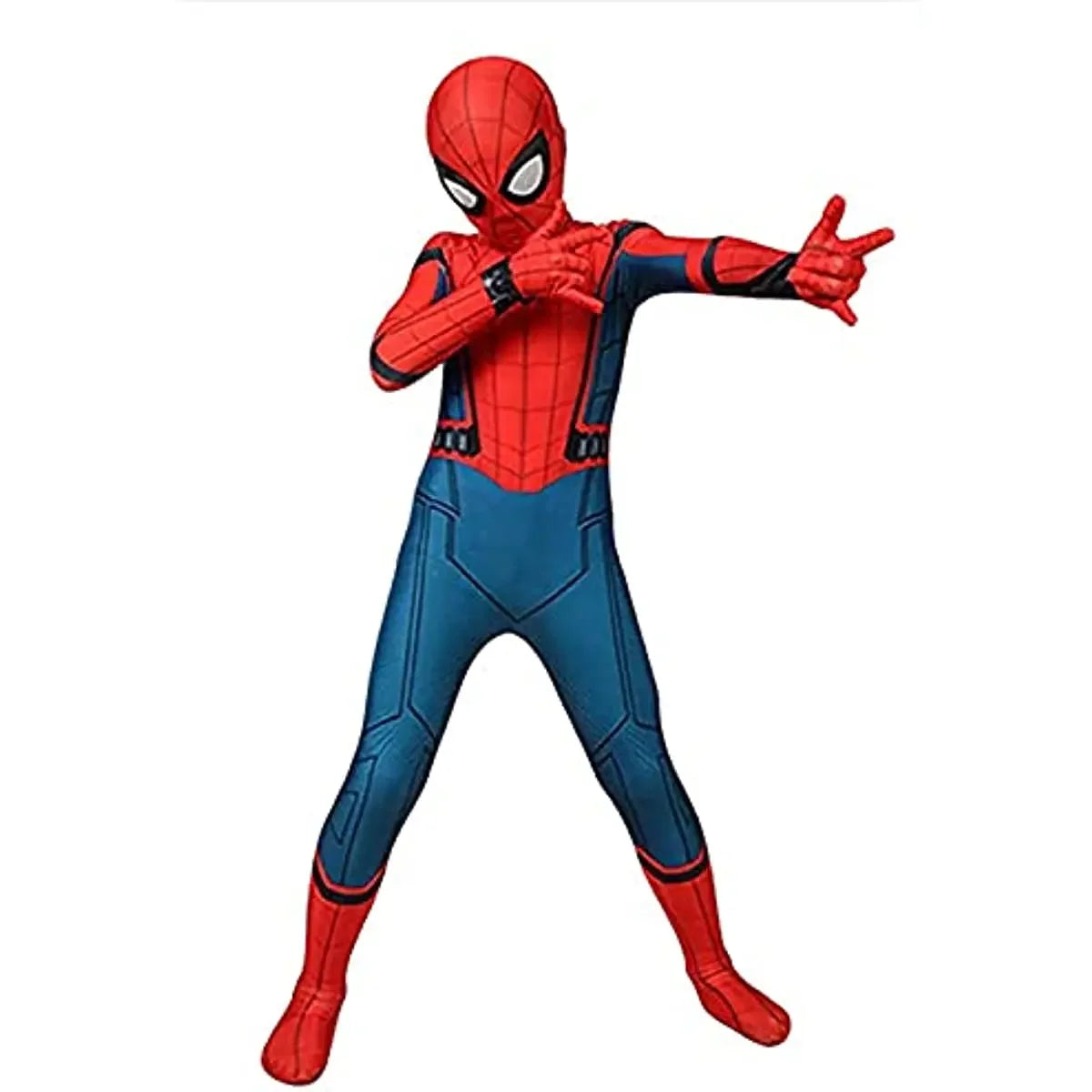 Disfraz de cosplay de Spider Man para niños, traje de Spiderman de regreso a casa, mono de superhéroe disfraz de fiesta de carnaval de Halloween