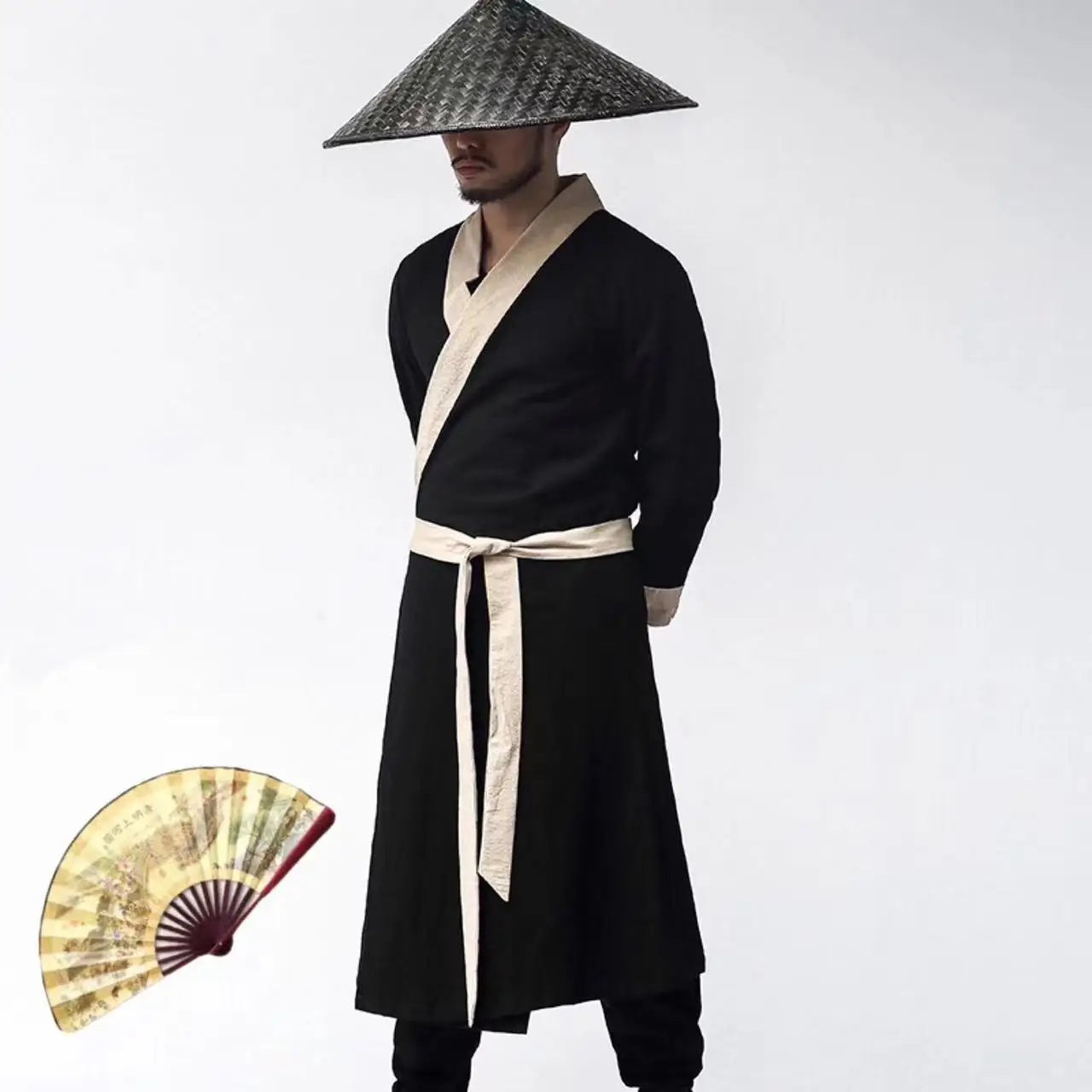 Antiguo traje de héroe masculino chino, ropa tradicional de espadachín, artes marciales vintage, vestido de cosplay de asesino, hombres y mujeres, Hanfu