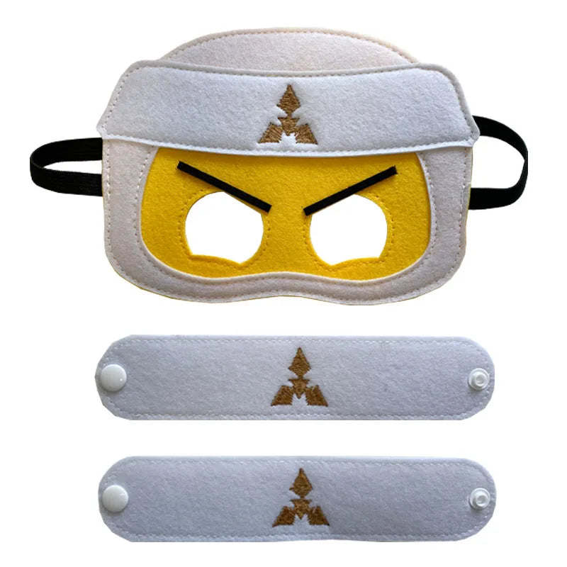 Disfraz de ninja, capas de superhéroe con máscaras, juego de simulación, fiesta de cumpleaños, favor, disfraz de Navidad inspirado