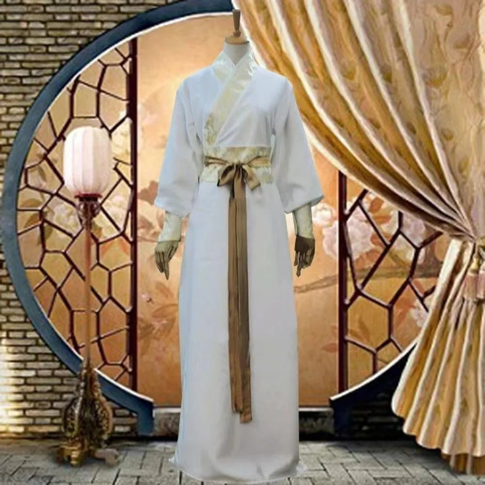 Antiguo traje de héroe masculino chino, ropa tradicional de espadachín, artes marciales vintage, vestido de cosplay de asesino, hombres y mujeres, Hanfu