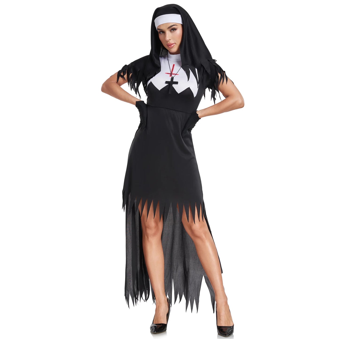 Mujeres adultas Día de Pascua Disfraz de Halloween Cosplay Bruja Vampiro Cadáver Fiesta temática Gótica Traje de juego de rol