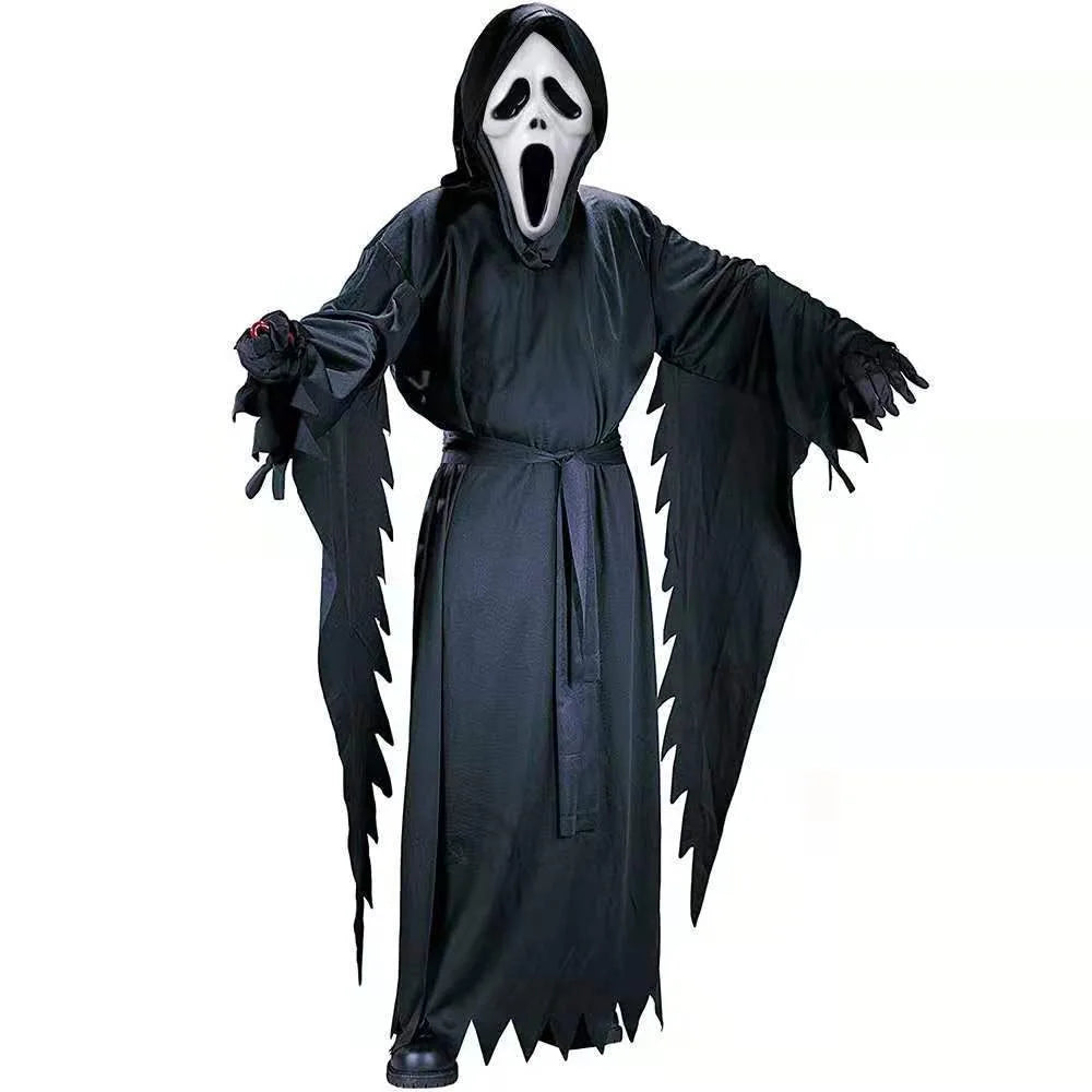Halloween Scream Ghost Máscara Cosplay Fiesta Máscara Accesorios