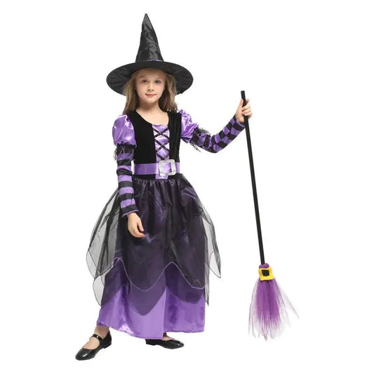 Disfraces de Halloween Vestido de bruja para niñas Niños Carnaval Vampirina Dress Up Cosplay Vampiro Calabaza Ropa de fiesta