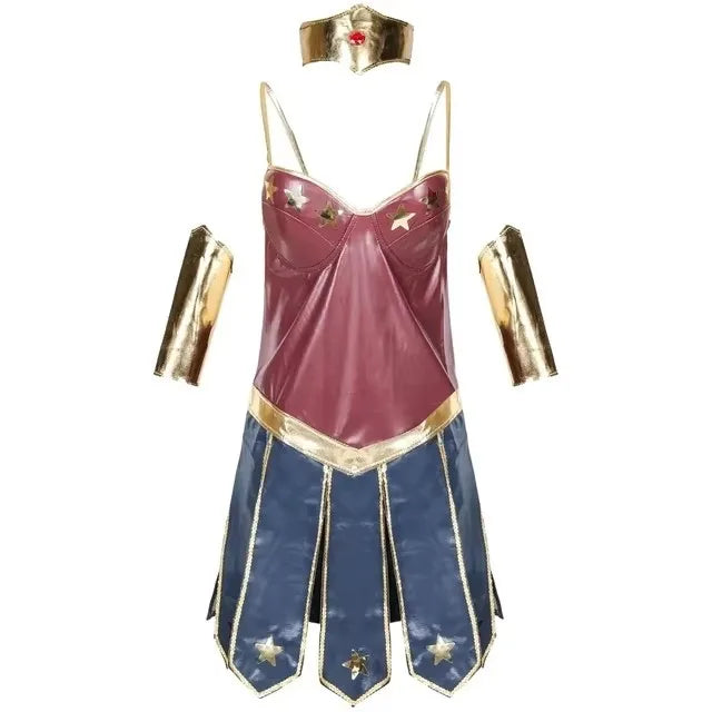 Disfraces de cosplay para mujer Ropa de cuero My Hero Academia Disfraces para adultos COS Wonder Cosplay Anime
