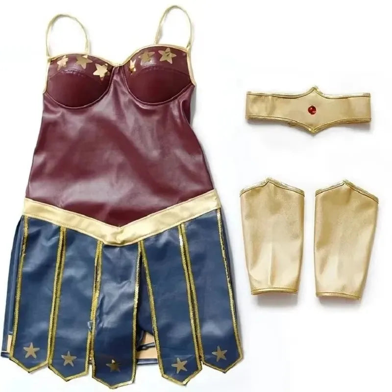 Disfraces de cosplay para mujer Ropa de cuero My Hero Academia Disfraces para adultos COS Wonder Cosplay Anime