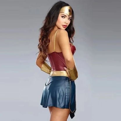 Disfraces de cosplay para mujer Ropa de cuero My Hero Academia Disfraces para adultos COS Wonder Cosplay Anime