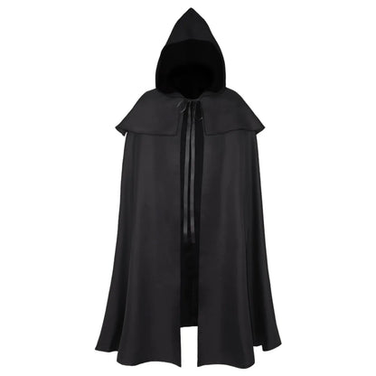 Hobbit medieval, capa de cosplay, disfraz abrigo con capucha  para mujeres, abrigo de capa gótico vintage, trinchera larga, capa de mago de Halloween