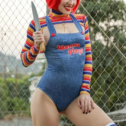 Body asesina de pesadilla de Halloween para mujeres de Halloween Chucky