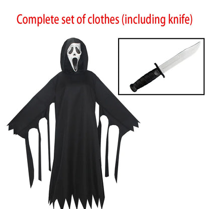 Ghost Scream Disfraz de Halloween  de terror Mono de cosplay con máscara