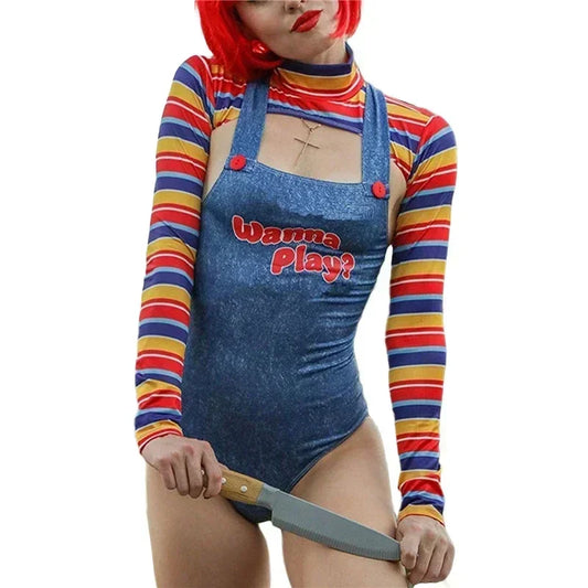 Body asesina de pesadilla de Halloween para mujeres de Halloween Chucky