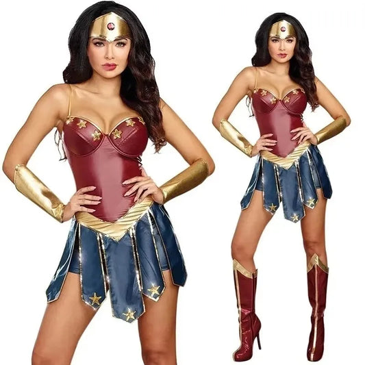 Disfraces de cosplay para mujer Ropa de cuero My Hero Academia Disfraces para adultos COS Wonder Cosplay Anime