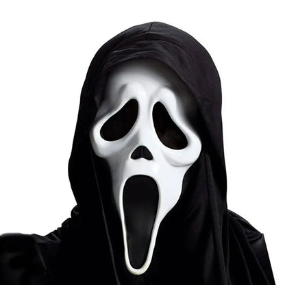 Máscaras de Halloween Película de grito Máscara de terror Halloween Asesino Cosplay Disfraz para adultos Accesorios Accesorios