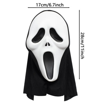 Halloween Scream Ghost  Máscara Cosplay Fiesta Máscara Accesorios