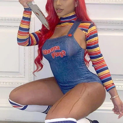 Body asesina de pesadilla de Halloween para mujeres de Halloween Chucky