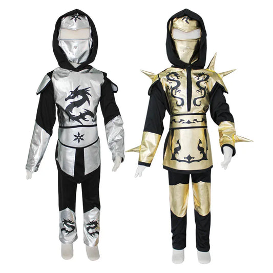 Disfraz para niños, cosplay de ninja, niños y niñas, disfraz de fiesta, regalo de Halloween para niños