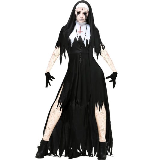 Mujeres adultas Día de Pascua Disfraz de Halloween Cosplay Bruja Vampiro Cadáver Fiesta temática Gótica Traje de juego de rol