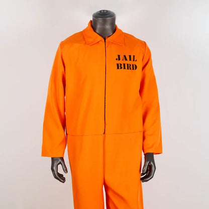 Disfraz de cosplay de prisionero, mono de prisión, Unisex