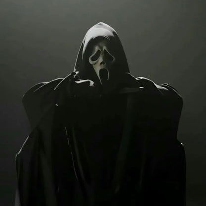 Máscaras de Halloween Película de grito Máscara de terror Halloween Asesino Cosplay Disfraz para adultos Accesorios Accesorios