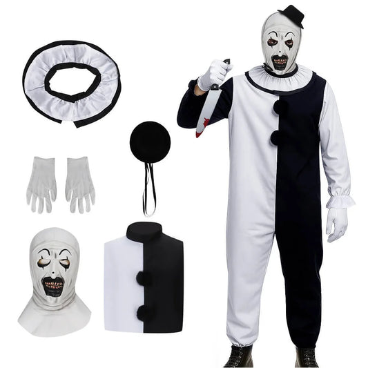 El payaso asesino Cosplay Halloween Outfit