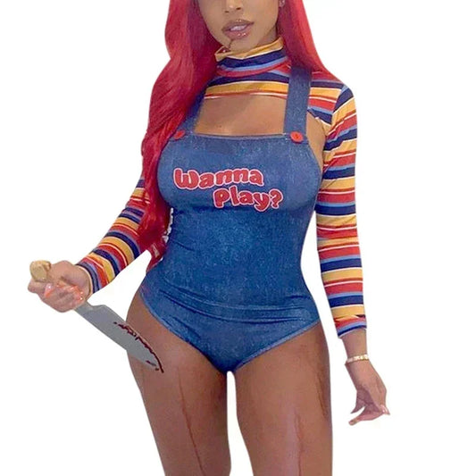 Body asesina de pesadilla de Halloween para mujeres de Halloween Chucky