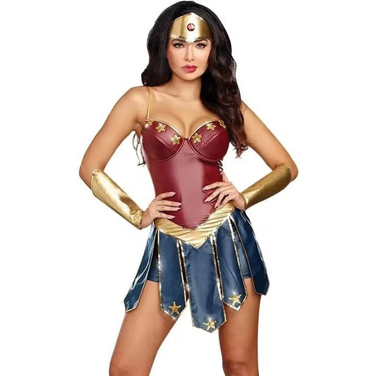 Disfraces de cosplay para mujer Ropa de cuero My Hero Academia Disfraces para adultos COS Wonder Cosplay Anime
