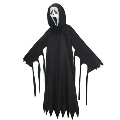 Ghost Scream Disfraz de Halloween  de terror Mono de cosplay con máscara