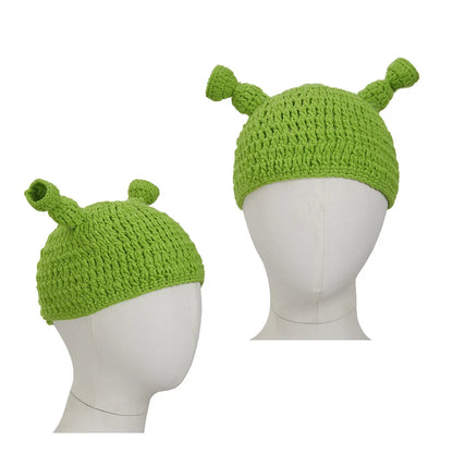 Disfraz de Shrek para hombre, camisa, chaleco, pantalones, conjunto completo, traje de Halloween