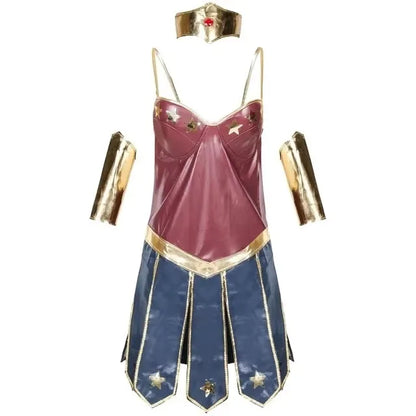 Disfraces de cosplay para mujer Ropa de cuero My Hero Academia Disfraces para adultos COS Wonder Cosplay Anime