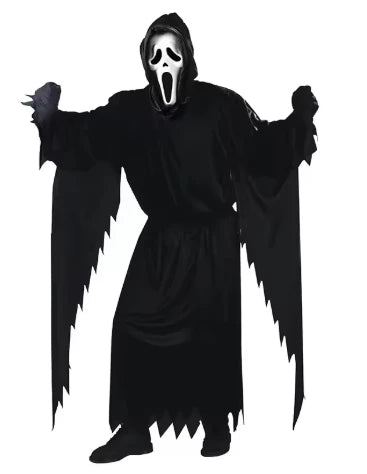 Ghost Scream Disfraz de Halloween  de terror Mono de cosplay con máscara