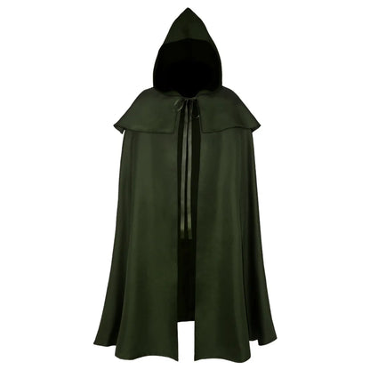 Hobbit medieval, capa de cosplay, disfraz abrigo con capucha  para mujeres, abrigo de capa gótico vintage, trinchera larga, capa de mago de Halloween